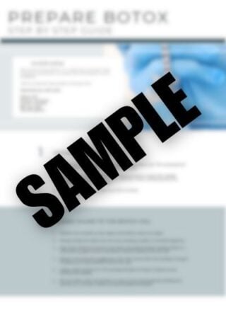 sample prepare BOTOX - step by step guide sample prepare BOTOX - step by step guide