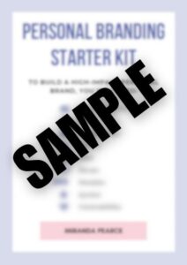 Download Personal Branding Starter Kit | Dr Tim Pearce