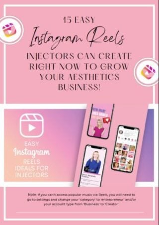 15-easy-instagram-reels-for-injectors-aesthetics-business instagram reels ideas