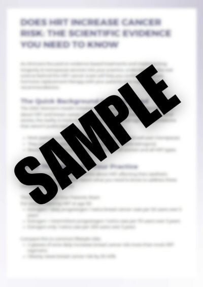 Does HRT Increase Cancer Risk? Guide for Clinicians