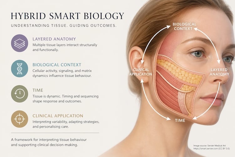 hybrid smart biology tissue guiding outcomes